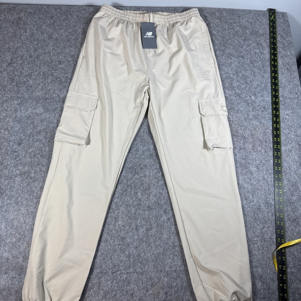 New Balance All Motion‎ Lightweight Jogger Cargo Pants Beige Size Large